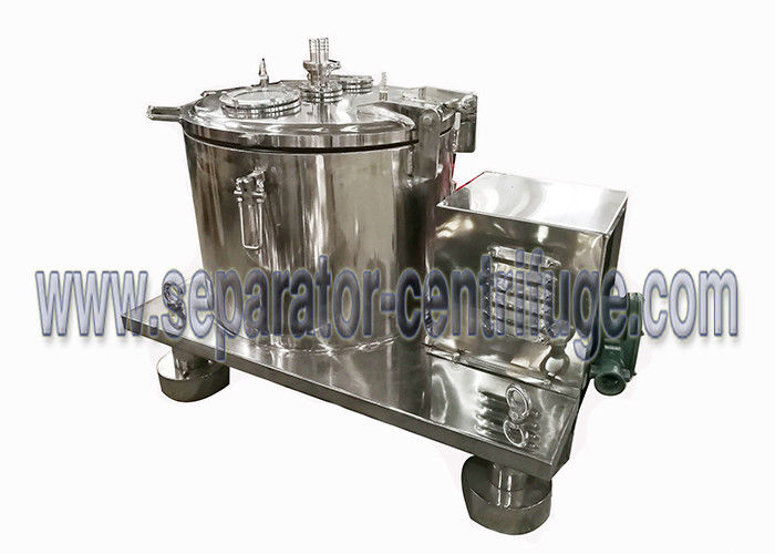 Canestro manuale chimico della centrifuga di filtrazione di scarico superiore per la separazione della sospensione