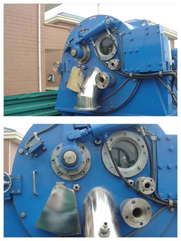 GMP Discharge  1600rpm Horizontal Peeler Centrifuge For Solid Liquid Separation