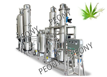 La macchina CBD dell'estrazione della canapa del sistema di elaborazione della cannabis intera linea estrazione dell'olio della canapa/lubrifica