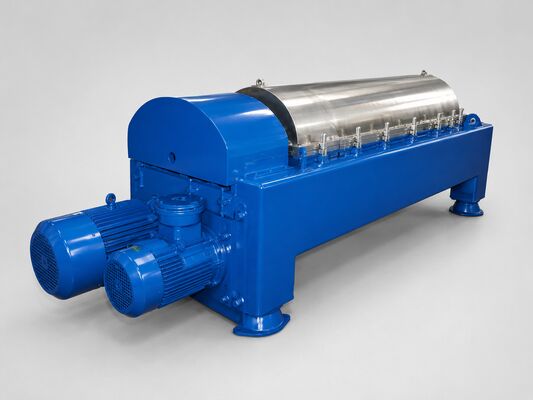 Centrifugatrice decanter bifase resistente alla corrosione in acciaio inossidabile per la disidratazione chimica dei fanghi