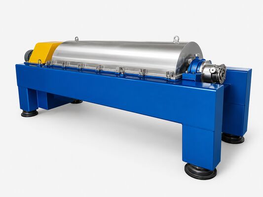 Centrifughe a decanter industriale continuo per linee di produzione 24 ore su 24
