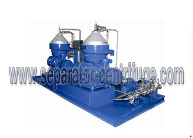 Centrifughe di olio combustibile della pila di disco della centrifuga, 2000LPH un separatore di 3 fasi