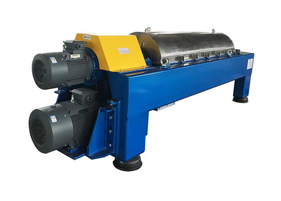 Tricanter orizzontale Tricanter della centrifuga del decantatore di separazione dell'olio di palma di 3 fasi con materiale DSS2205