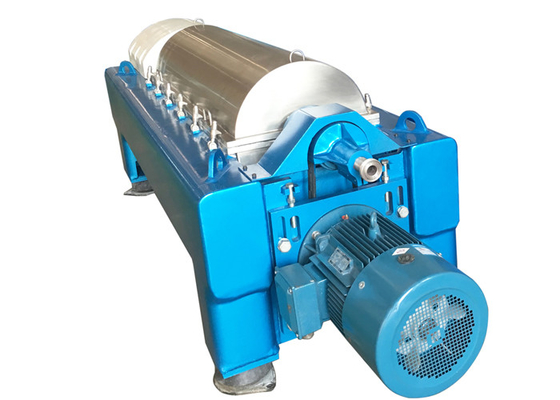 Il decantatore automatico dell'acqua di scarico del pollame centrifuga la struttura orizzontale