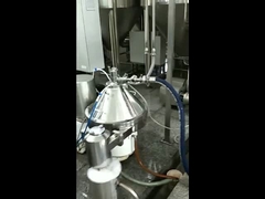 Separatore di centrifughe a dischi per lievito di birra autopulente per la chiarificazione
