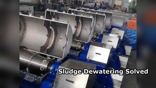 Disidratazione fanghi con centrifuga decanter